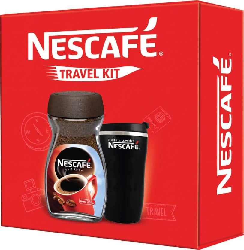 Nescafe Black Travel Kit Instant Coffee 200 g OMGTricks