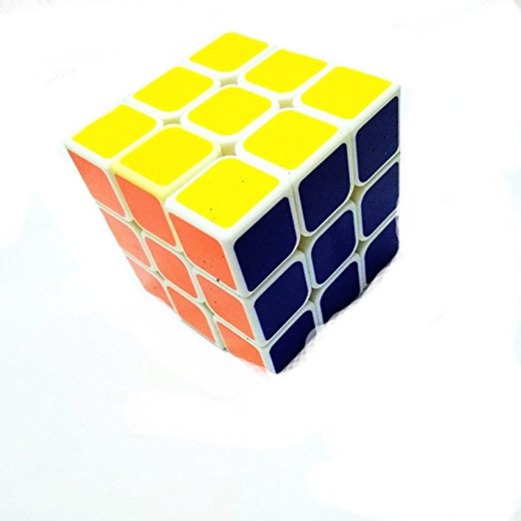Magic Cube 3x3x3 White Stickerless Rubik's Cube - OMGTricks