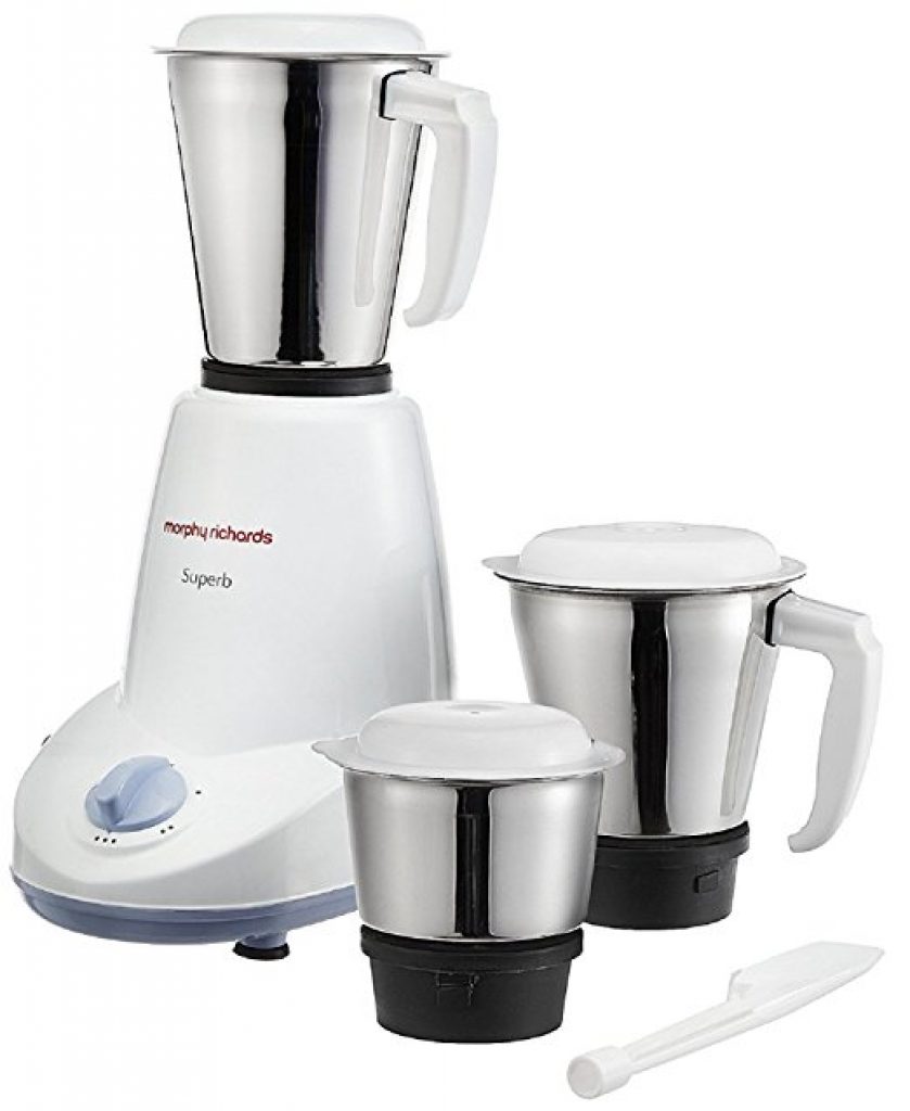 Morphy Richards Superb 500Watt Mixer Grinder (White) OMGTricks