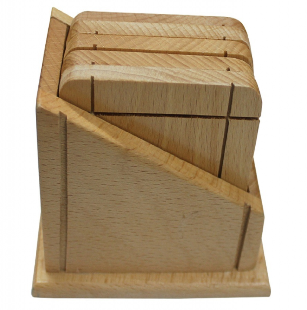 Immense Wooden Tea Coaster Set (5 Coasters + Holder) OMGTricks