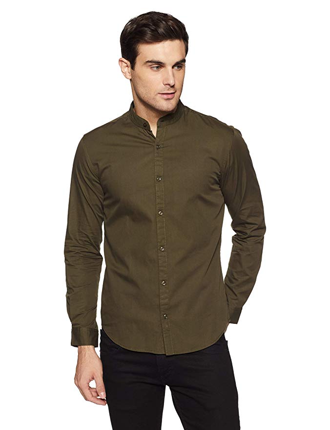Flat 75% Off On Diverse Men's Solid Slim Fit Casual Shirt + 20% Coupon ...