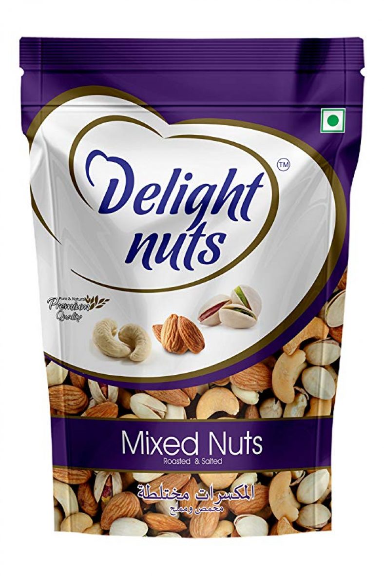 Delight Nuts Mixed Nuts Roasted & Salted200gm OMGTricks
