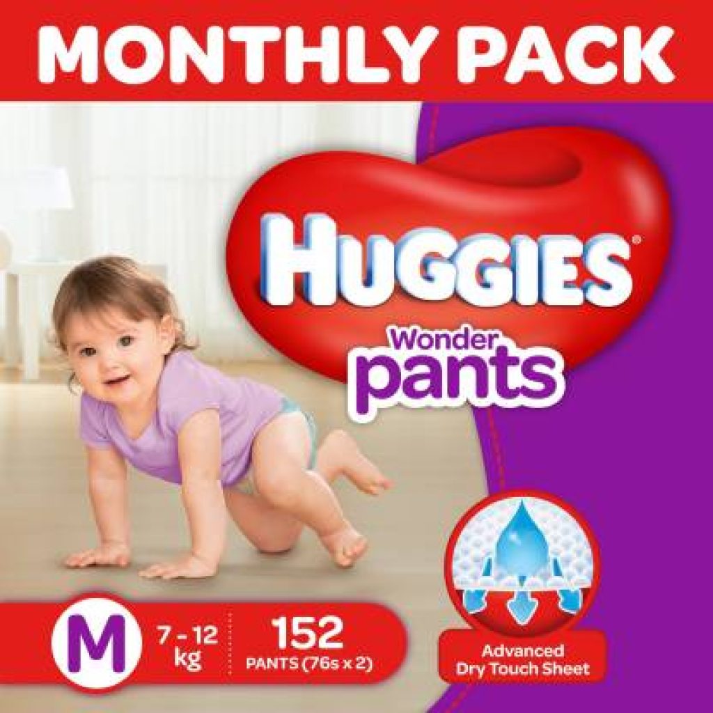 Huggies Wonder Pants Diapers M (152 Pieces) OMGTricks