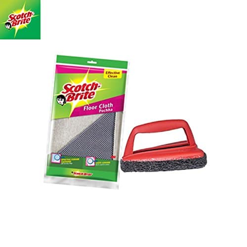 ScotchBrite Cotton 1 Piece Floor Cleaning Cloth and 1 Piece Jet