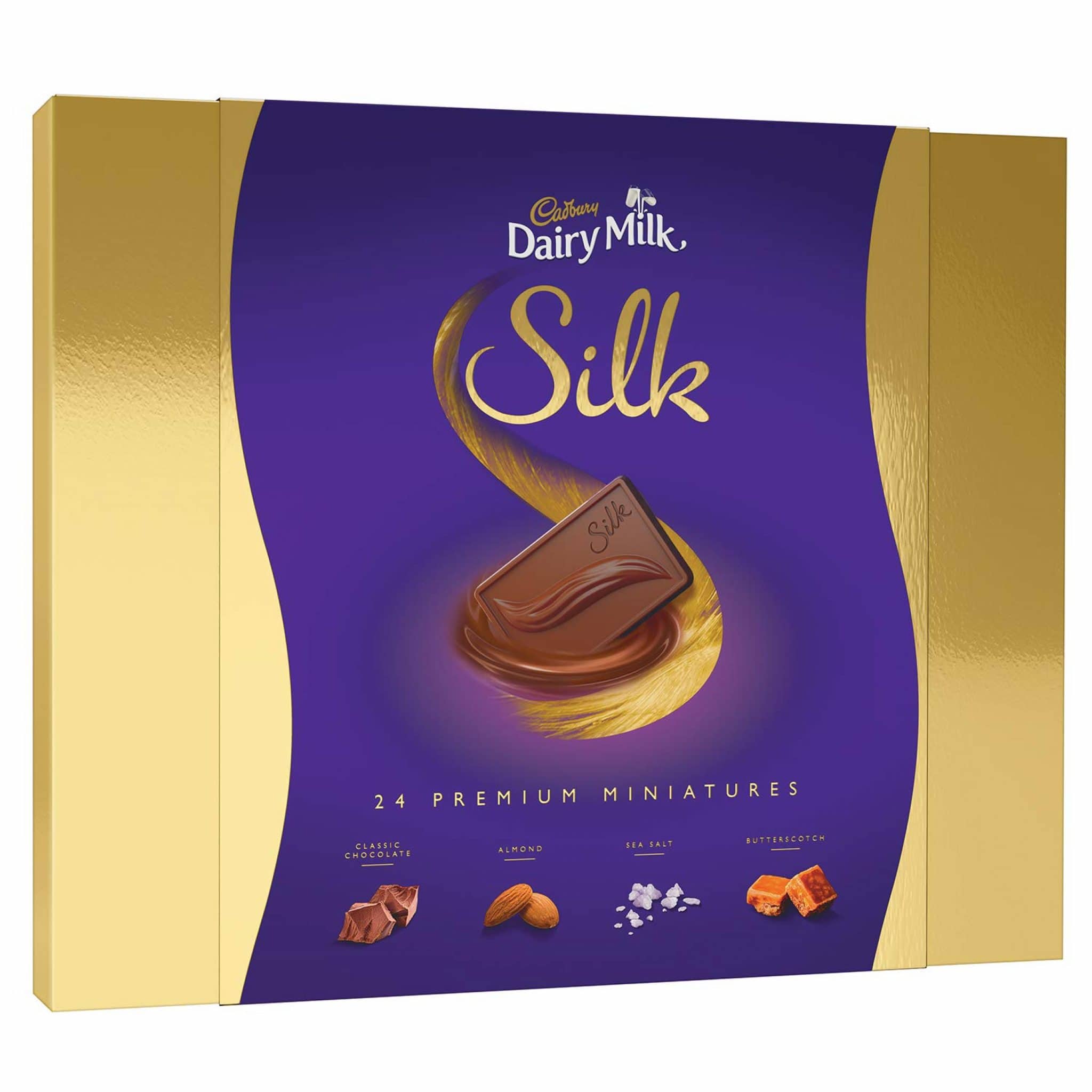 Cadbury Dairy Milk Silk Miniatures Chocolate Gift Pack 240 g OMGTricks