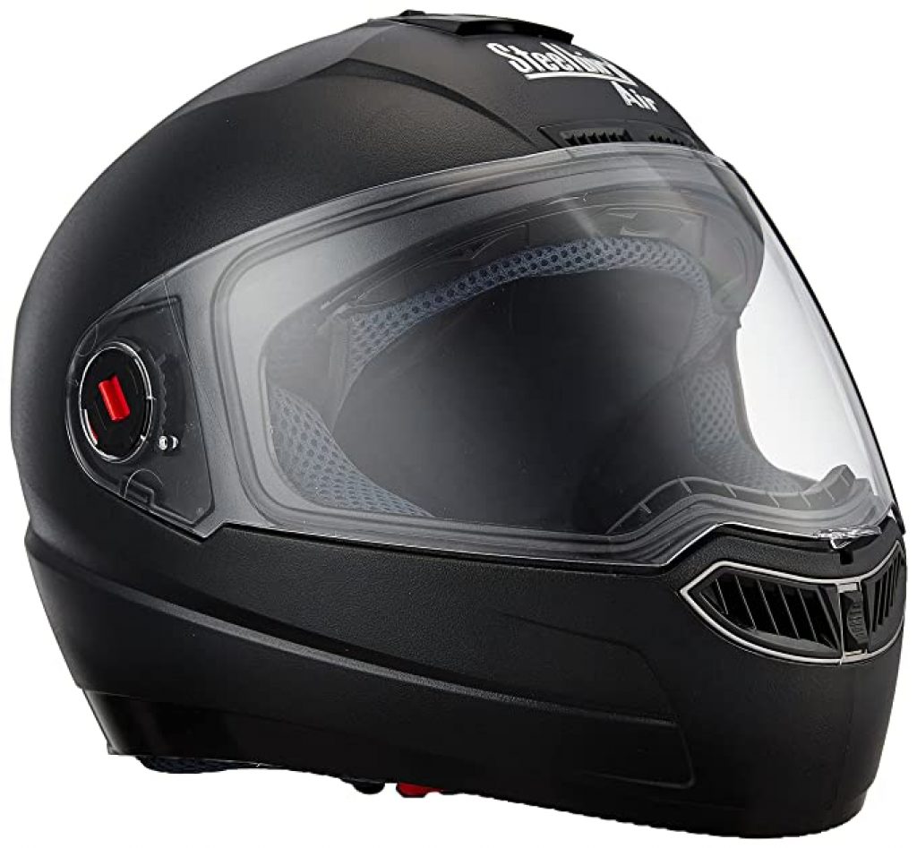 Steelbird Air SBA1 Matte Full Face Helmet (Black, L) OMGTricks