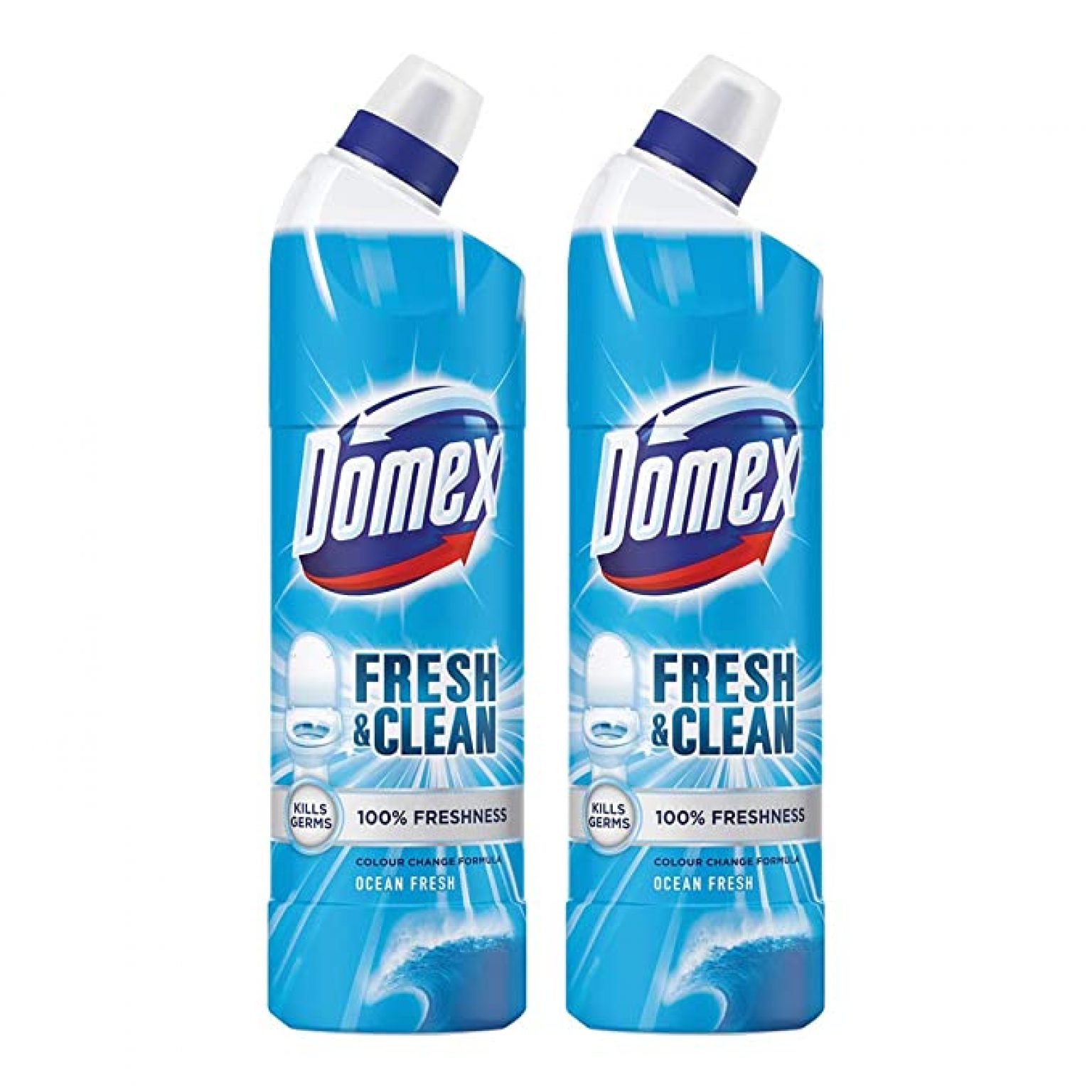 Domex Ocean Fresh Toilet Cleaner - 750 ml (Pack of 2) - OMGTricks