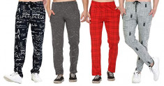 SHAUN Men’s Cotton Trackpants (Pack of 4)