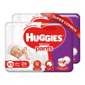 Huggies Wonder Pants, Extra Small Size Diapers Combo Pack of 2, 24 Counts Per Pack, 48 Counts