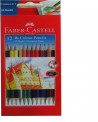 Faber-Castell 12 Bi-Colour Pencils Pencil