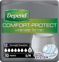 Depend Adult Pull-ups for Men (Small/Medium – 10 Pants)