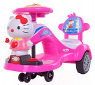 Toy House Twist and Ride Kitty Swing Car for Kids (2.5 to 6 YRS ), Pink