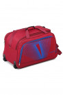 Verage Rome 55 cm Polyester Light Weight Travel Duffle Bag with Telescopic Trolley, Bottom Lugs and 2 Wheel