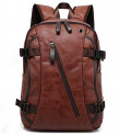 Fur Jaden Brown Backpack Bag for Men of Artificial Leather with Laptop Pocket