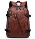 Fur Jaden Brown Backpack Bag for Men of Artificial Leather with Laptop Pocket