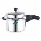 Preethi Neo Induction Base Stainless Steel Outer Lid Pressure Cooker, 5 Litres