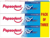 PEPSODENT Cavity Protection 2 in 1 Toothpaste  (450 g, Pack of 3)
