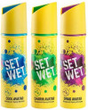 Set Wet Cool, Charm and Swag Avatar Deodorant Spray – For Men  (450 ml, Pack of 3)