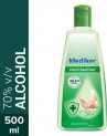 Mediker Alcohol Based Instantly Kills 99.9% Germs Without Water Hand Sanitizer Bottle  (500 ml)