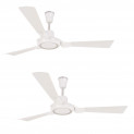 Luminous London Mayfair 1200mm Ceiling Fan (Wimbeldon White, Pack of 2)