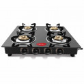 Pigeon by Stovekraft Aster 4 High Powered Brass Burner Gas Stove