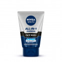 NIVEA Men Face Wash, All in 1 Charcoal, to Detoxify & Refresh Skin with 10x Vitamin C Effect, for All Skin Types, 100 g