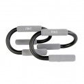 Fitkit FK97790 S-Shape Push Up Bar Pair, Adult