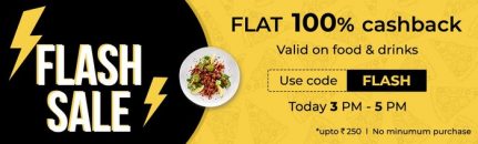 Nearbuy Flat 100% Cashback Upto Rs.250 On Food & Drinks