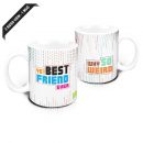 HotMuggs Yet Best Friend Ever Ceramic Mug, 350ml, Multicolour