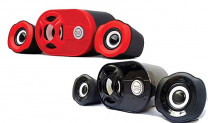 Quantum QHM 6200 USB 2.1 Mini Speaker (Red)