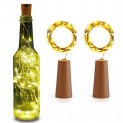 Lexton 20 LED Wine Bottle Cork Lights Copper Wire String Lights, 2M/7.2FT Battery Operated