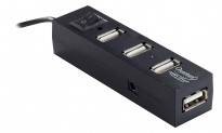 Quantum QHM6660 4 Port Hi-Speed USB Hub with Power Switch