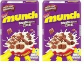 Nestle Munch Crunchilicious Cereal | Get Set & Crunch | Breakfast Cereal | 300g (Pack of 2)