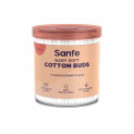 Sanfe Baby Soft Cotton Buds |For Ear & Nose Cleansing & Makeup Removal, Multicolor – 200 Pieces
