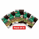 Streax Insta Shampoo Hair Colour for Women & Men, Dark Brown 3 – Pack of 5