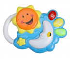 Luvlap – 18587 Sun, Moon Star Musical Drum and Keyboard for Baby