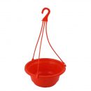 Gardens Need Karishma Hanging Basket Set (10-inch, Orange, Pack of 4)