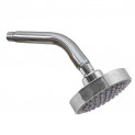 Klaxon Moon G0199IT0077 Plastic Shower Head Set (Silver, 2-Pieces)