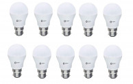 Orient Electric ES_7W_CDL10 Round Base B22 7-Watt LED Bulb (Pack of 10, White)