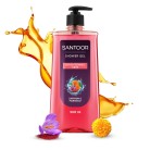 Santoor Brightening Shower Gel With Natural Saffron & Marigold Extracts 500ml