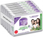 BOROPLUS Antiseptic + Moisturizing Soap – Neem, Tulsi & Aloe Vera (Pack of 6)