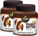 DiSano Choco Peanut Butter Creamy Bottle, 2 X 350 g