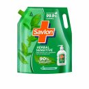 Savlon Herbal Sensitive Germ Protection Liquid Handwash Refill Pouch, 1.3L 