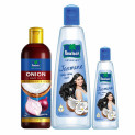 Parachute Advansed Onion Hair Oil, Hair Growth Oil & Reduces hairfall , 200ml & Jasmine, Non Sticky Coconut Hair Oil, For Shiny & Strong Hair, 400 ml + 90 ml