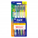 Oral B Criss Cross – Family pack of 4 toothbrushes – Soft
