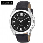 Laurels Diplomat Analog Black Dial Men’s Watch