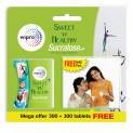 Sweet n Healthy Sugar Substitute Sucralose Tablets by Wipro, 300 Tablets(Buy 1 Get 1 Free)