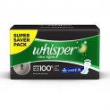Whisper Ultra Overnight Sanitary Pads XL Wings – 30 Piece Pack