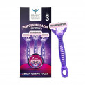 Bombay Shaving Company Hair Removal Razor for Women (Pack of 3)