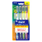 Oral B Criss Cross – Family pack of 4 toothbrushes
